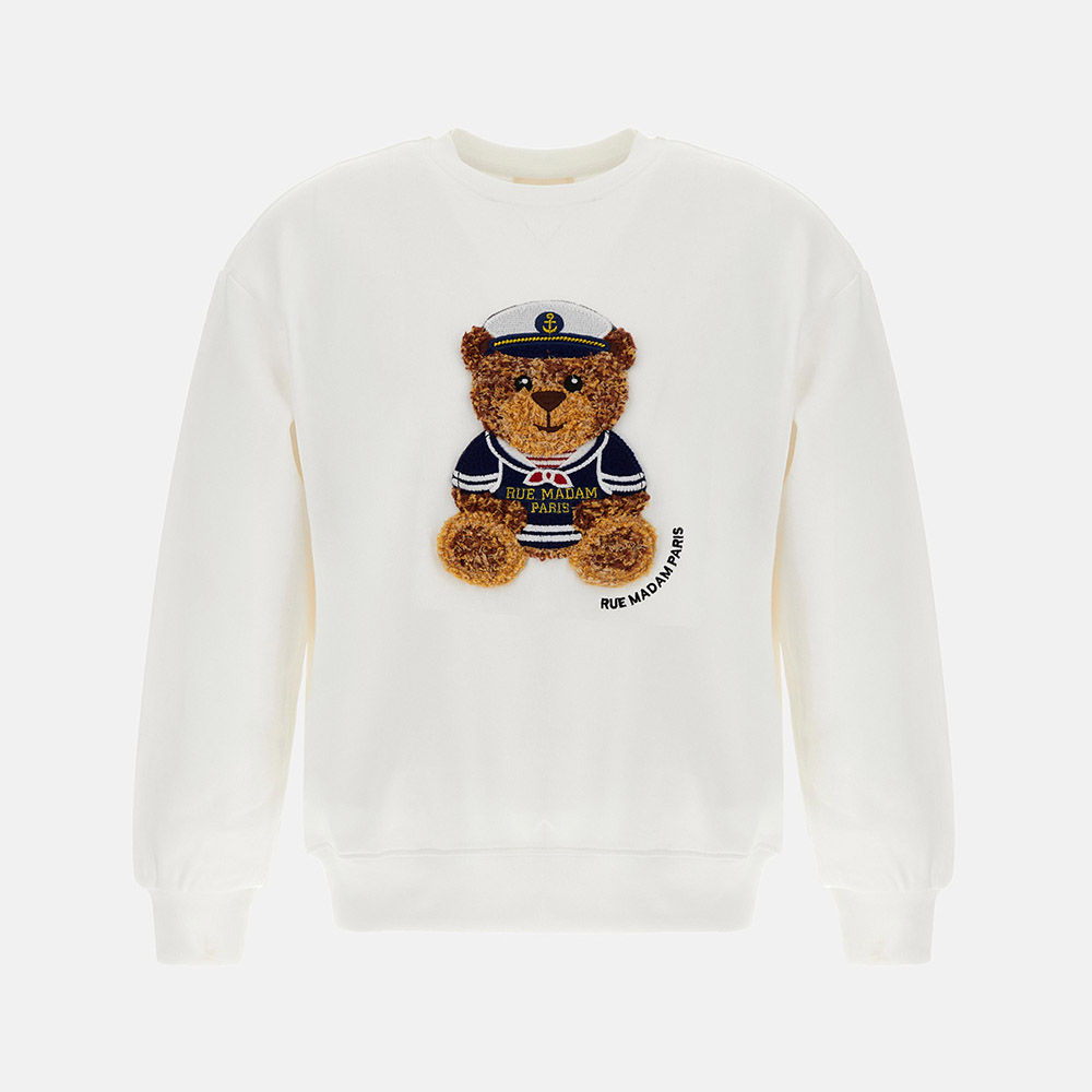 Sudadera algodón oso bordado Rue Madam Sweartshirt Marvin