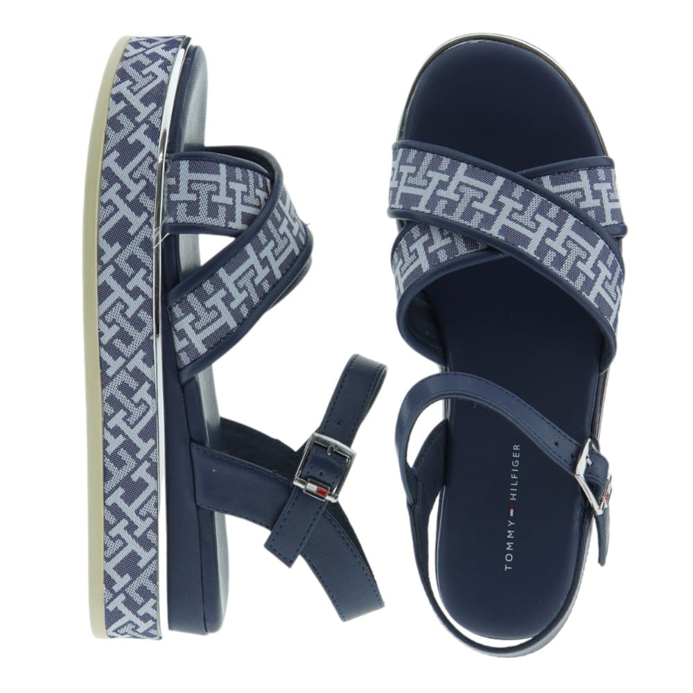 Sandalias Tommy Hilfiger Essential Navy para Niña y Joven | Carrile.es foto 2