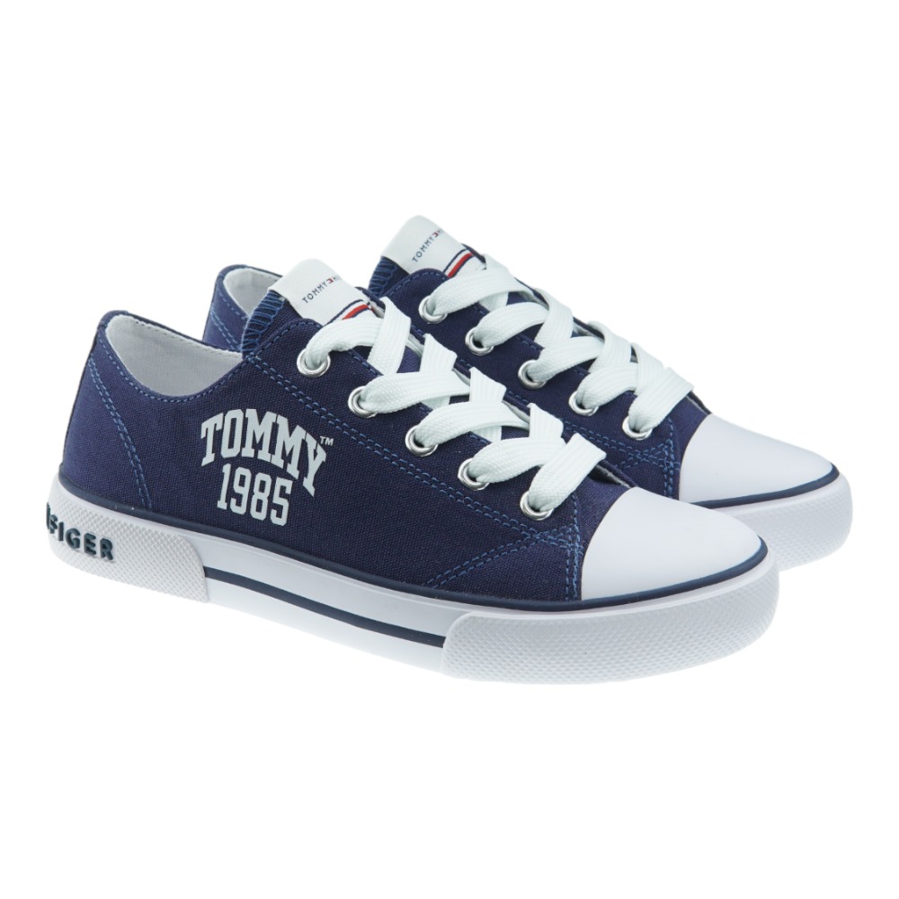 Zapatillas algodón logo niño Tommy Hilfiger T3X9-32833