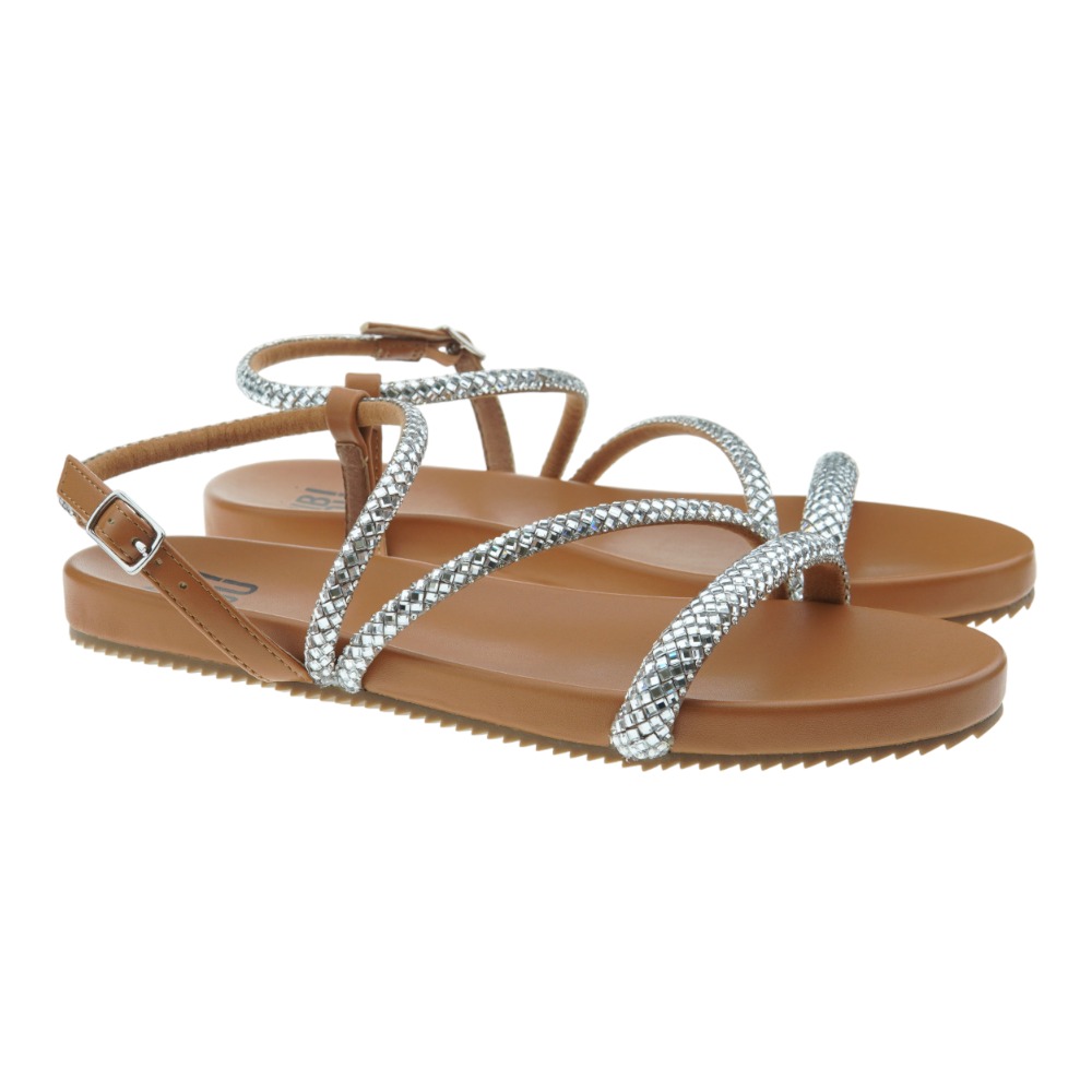 Sandalias planas mujer anat?micas brillantes Bibilou Tamiko 826Z00HG