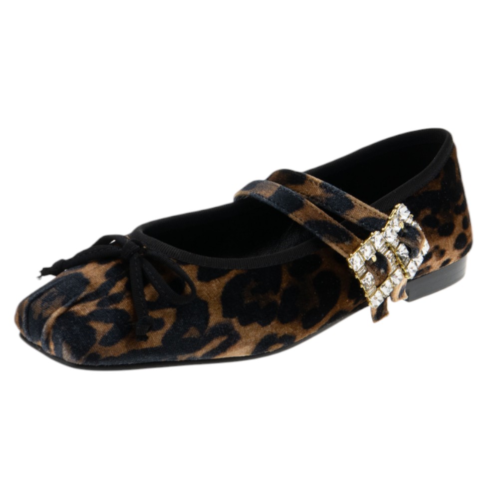 Bailarinas leopardo hebillas Venezianas mujer – Elegancia y estilo foto 3