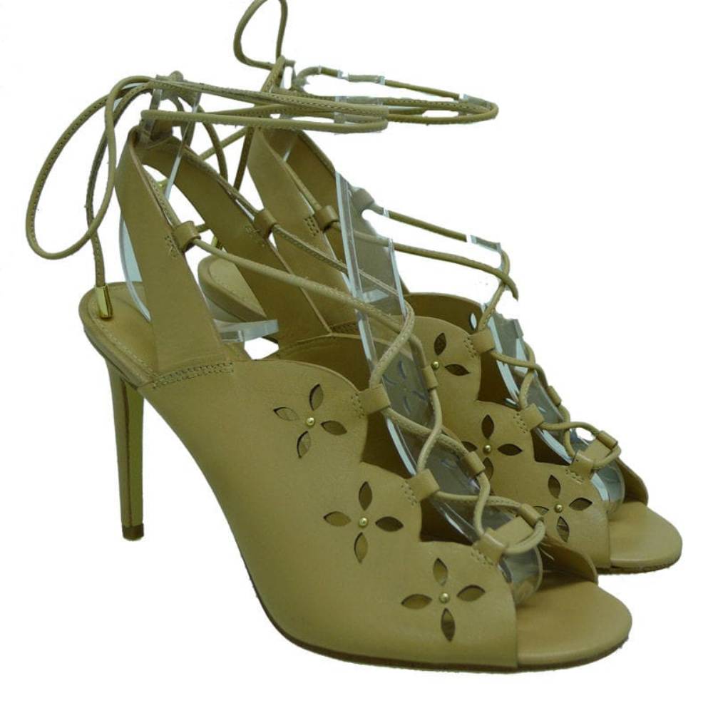 Sandalia 'lace up' tacón Michael Kors Thalia Sandal Toffe