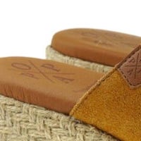 Sandalias Serraje Tacón Plataforma Rafia Popa | Carrile foto 7
