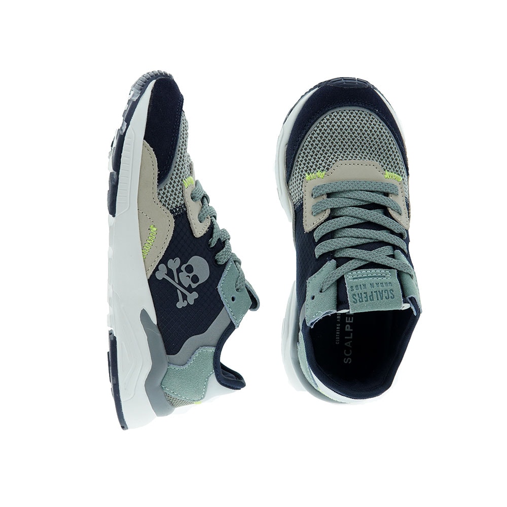 Sneakers niño calavera cordones Scalpers Urban Kids foto 2