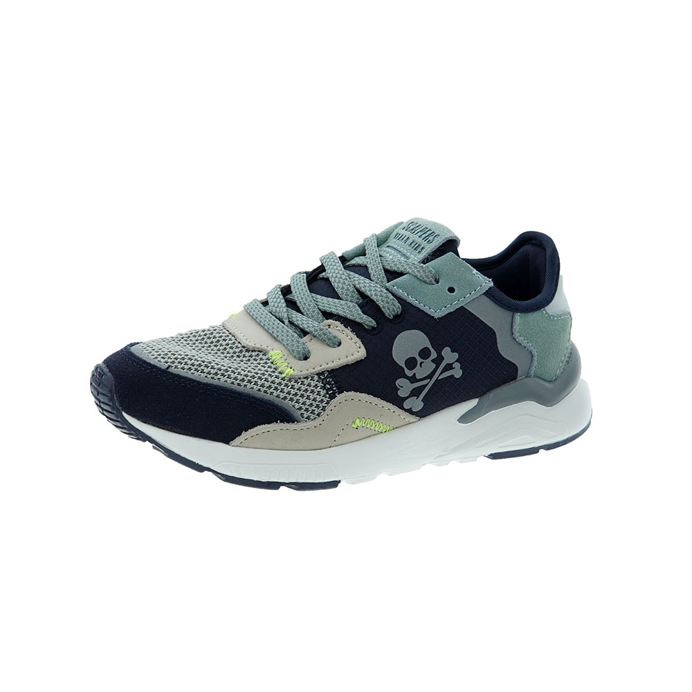 Sneakers niño calavera cordones Scalpers Urban Kids foto 3