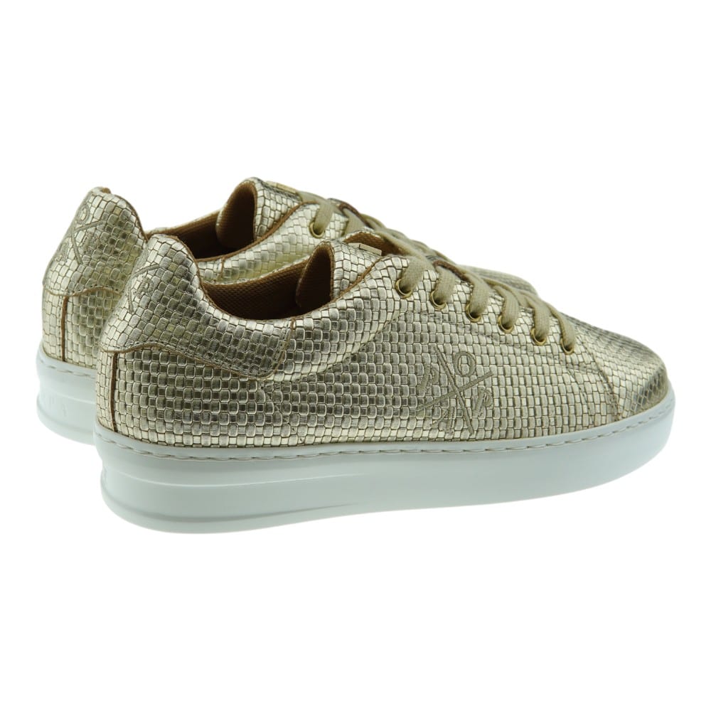 Sneakers mujer piel trenzada Popa Vicort foto 4