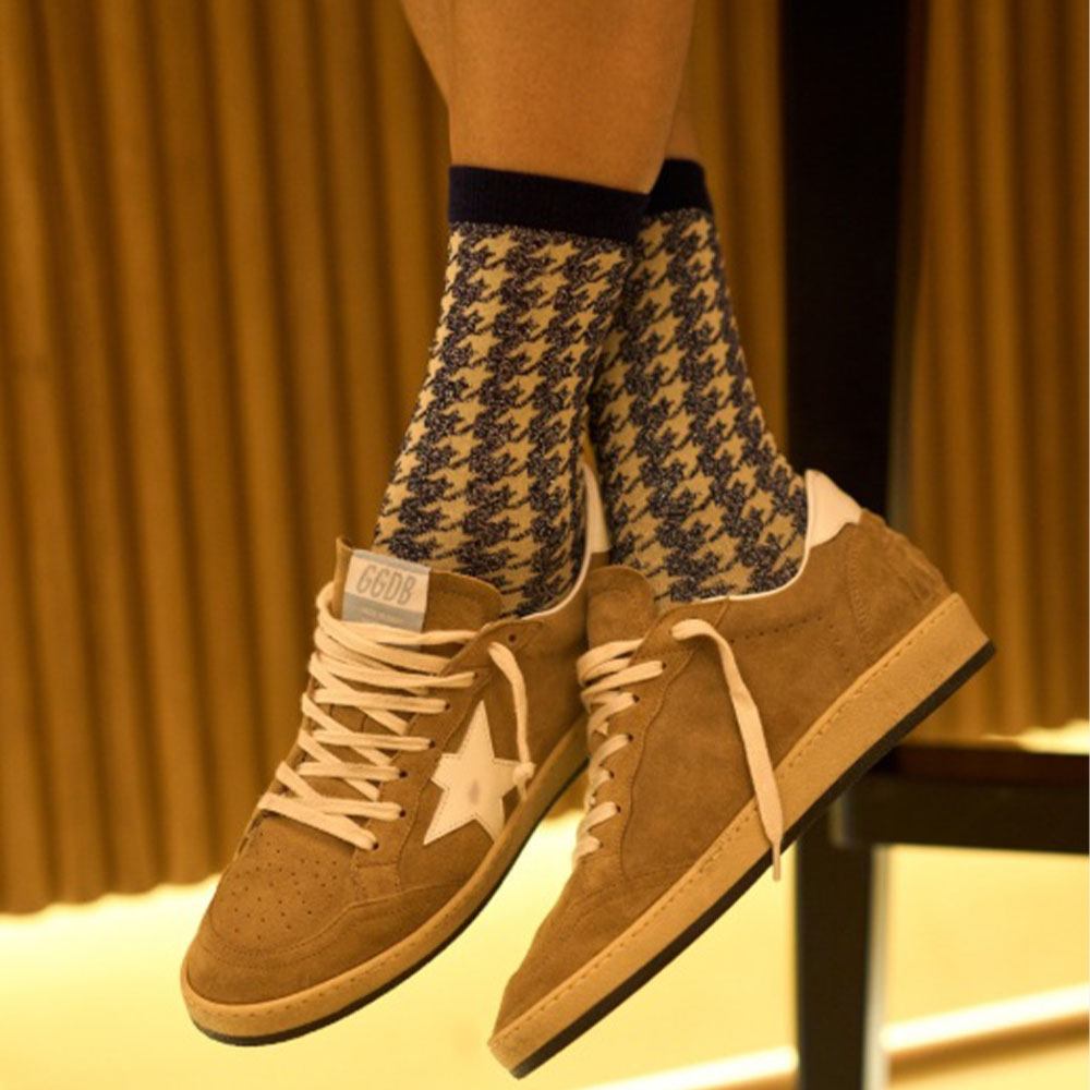 Calcetines altos mujer brillo West Mister Vivian foto 2