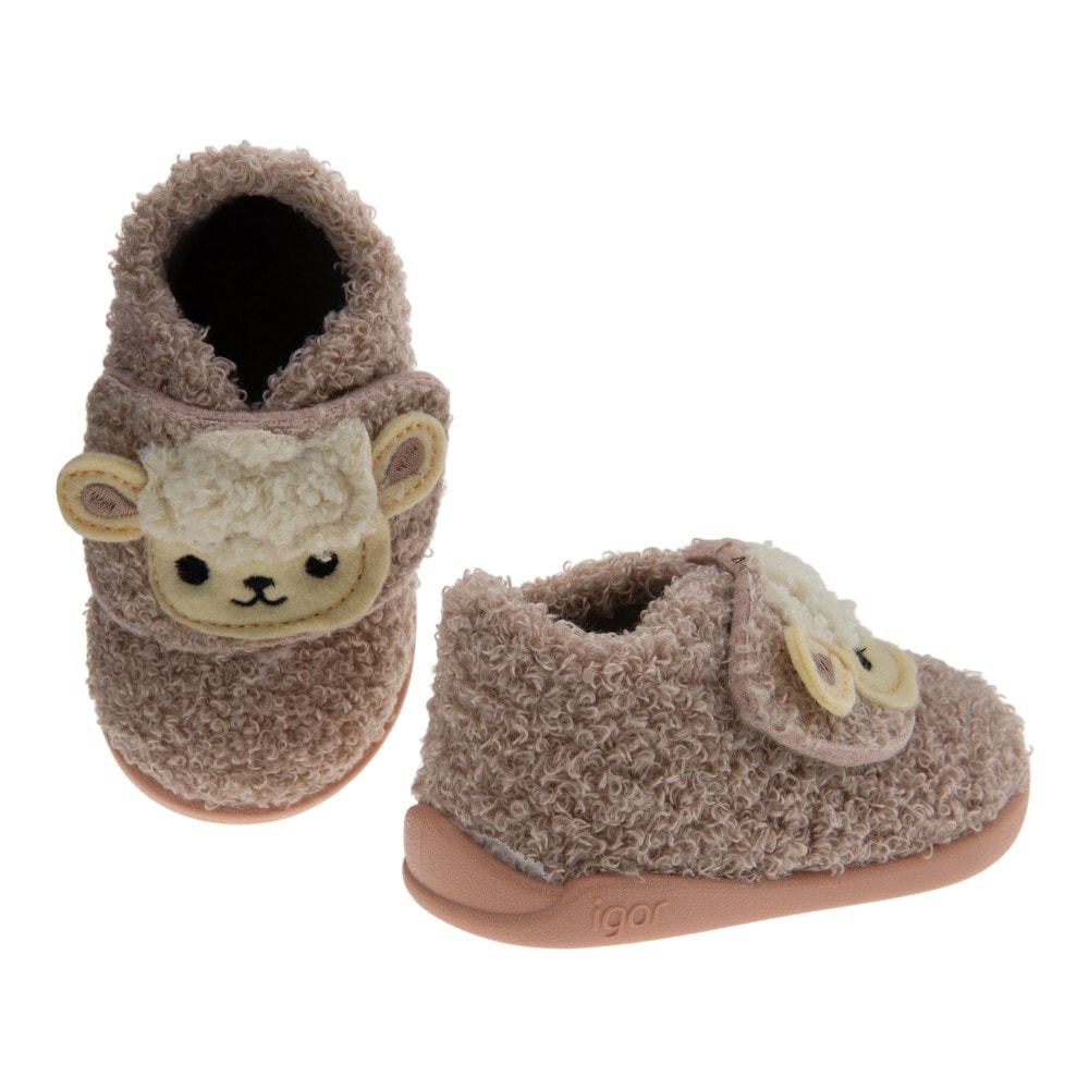 Zapatilla casa respetuosa bebé Igor con diseño de ovejita foto 4