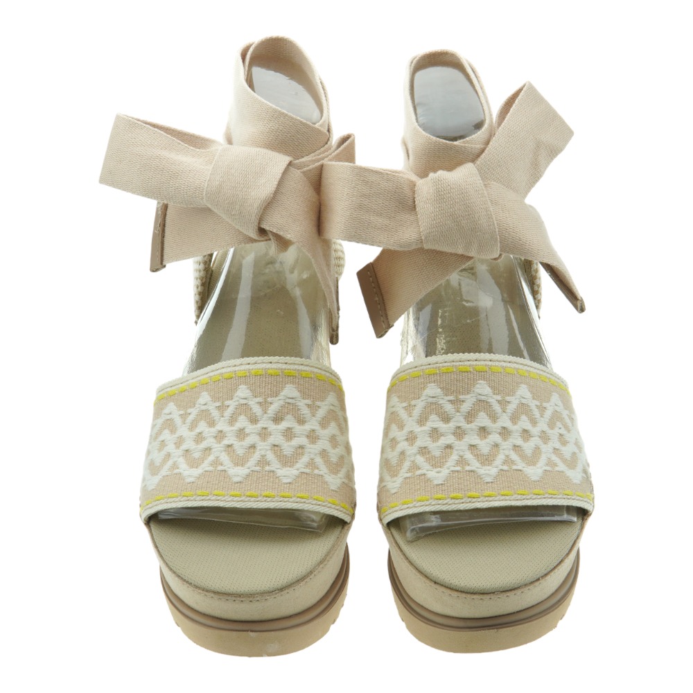 Alpargatas cuña alta esparto atadas Ugg W Abbot Wrap Drifwood foto 2