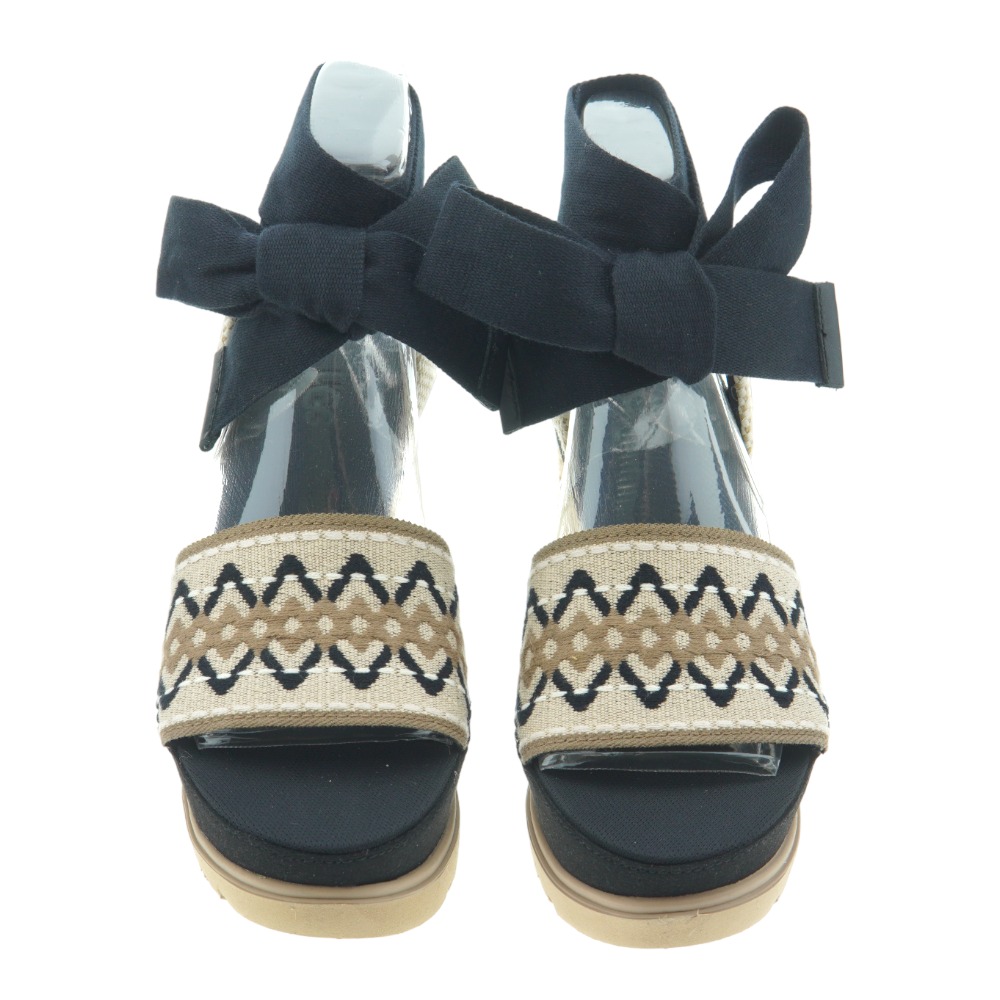 Alpargatas cuña alta esparto atadas Ugg W Abbot Wrap Drifwood foto 2