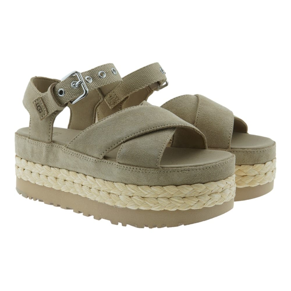 Sandalias Plataforma Esparto Ugg W Aubrey Ankel Arena