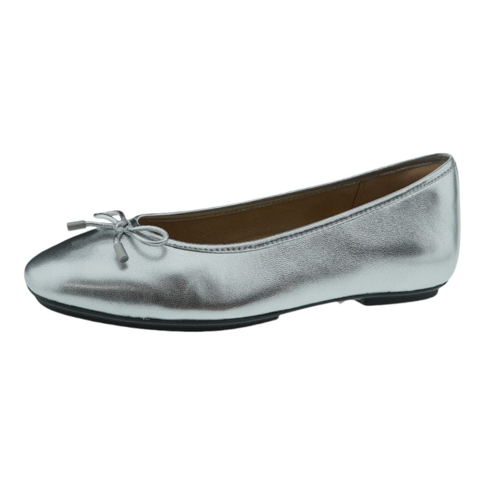 Compra Bailarinas FitFlop W Delicato Bow en Plata y Negro | Carrile foto 3