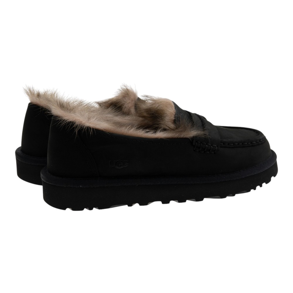 UGG mocasines mujer ante negro y piel oveja foto 4