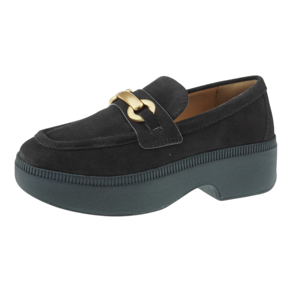 Compra online Mocasines FitFlop con plataforma y hebilla dorada – Elegancia y confort foto 3