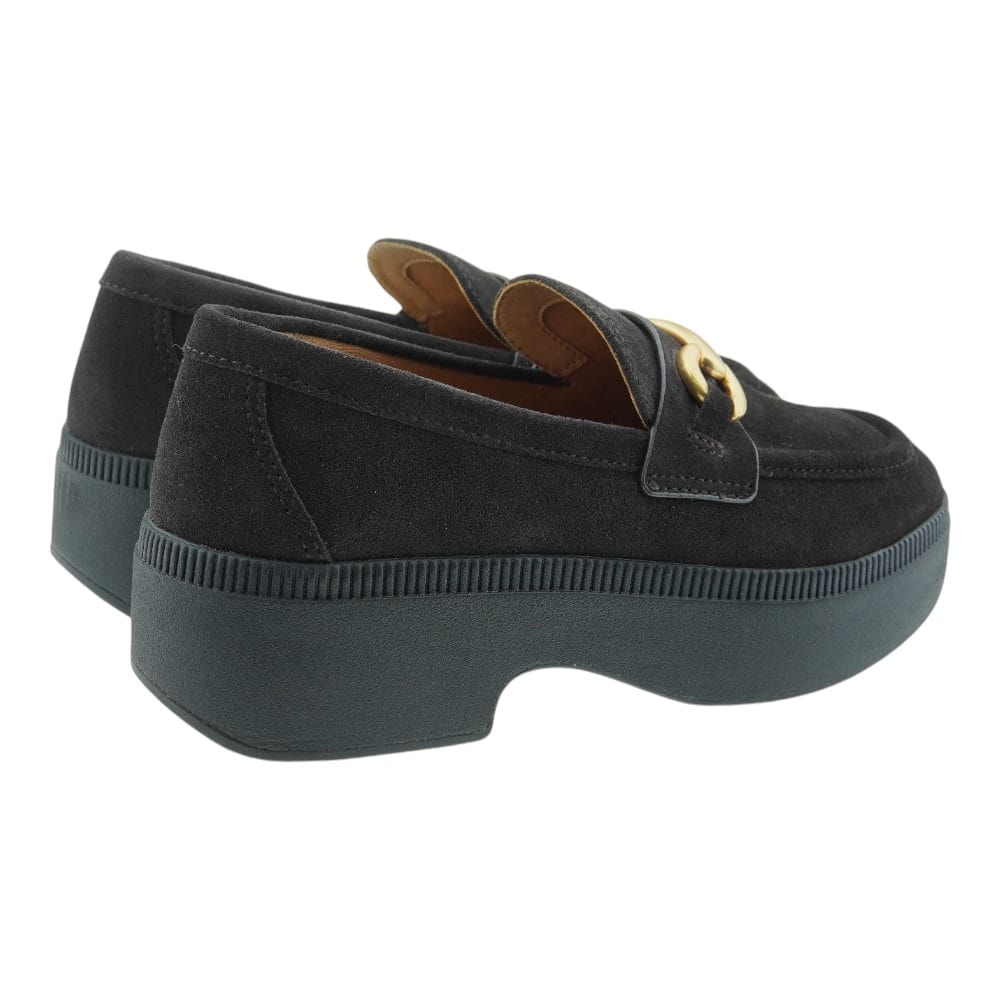 Compra online Mocasines FitFlop con plataforma y hebilla dorada – Elegancia y confort foto 4
