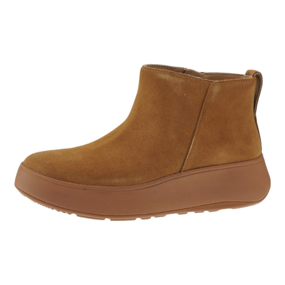 Botines FitFlop en ante marrón | Plataforma cómoda para el invierno | Carrile foto 3