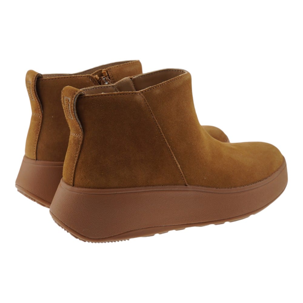 Botines FitFlop en ante marrón | Plataforma cómoda para el invierno | Carrile foto 4
