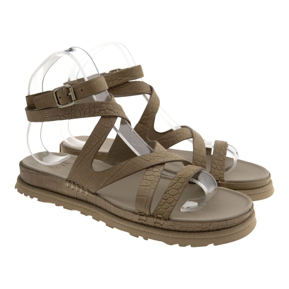 Sandalias Ugg romanas ante arena Goldengaze Embossed