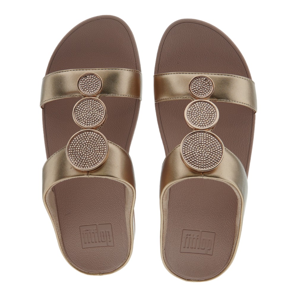 Elegantes Sandalias FitFlop Lottie Shimmer Mesh W Halo Bead-Circle | Carrile foto 2