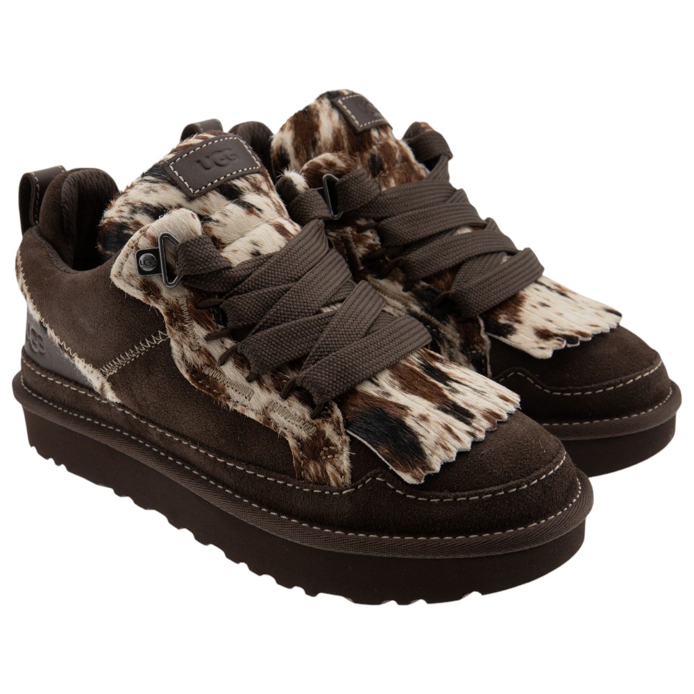 Zapatillas Ugg mujer piel estampado vaca W Lowmel Wester