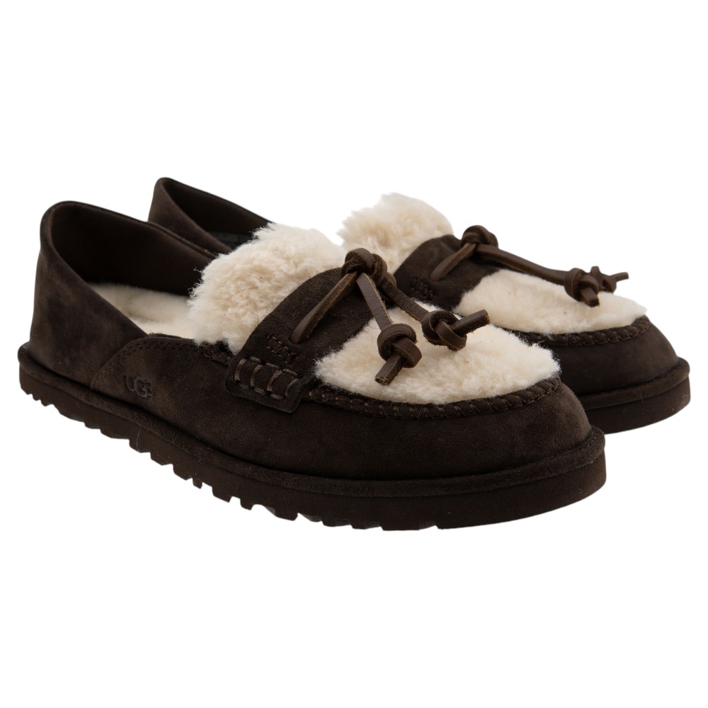 Mocasines mujer Ugg ante y piel oveja W Zora