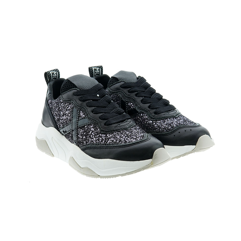 Zapatilla casual mujer metalizada Munich Wave 78